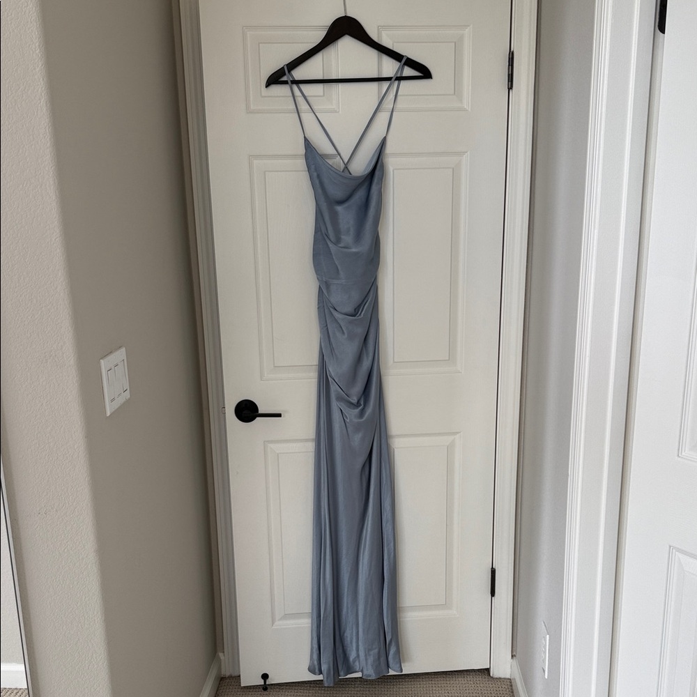 Elegant Blue Evening Gown